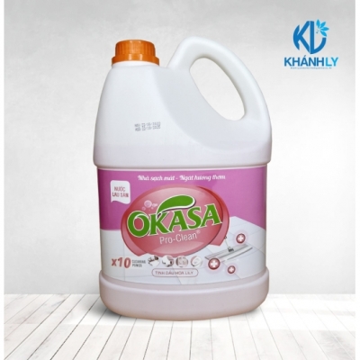 NƯỚC LAU SÀN OKASA HƯƠNG LILY 3,5 LÍT